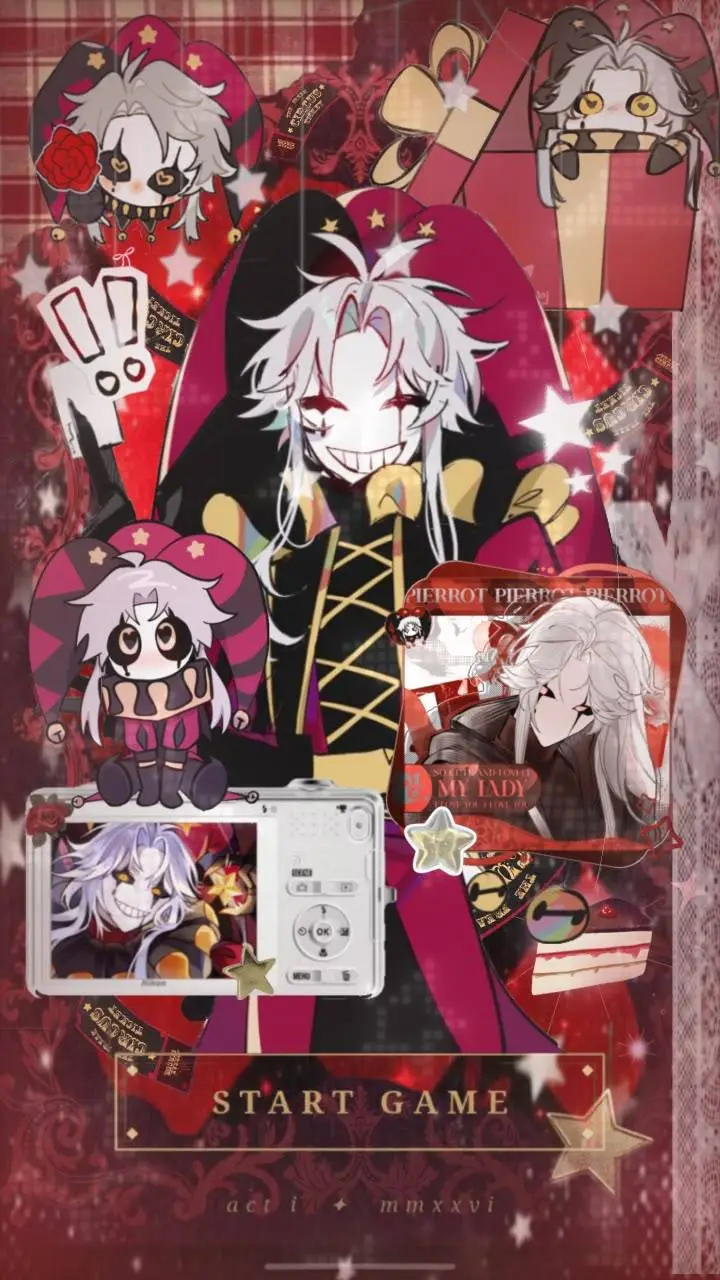 ai character: Pierrot background