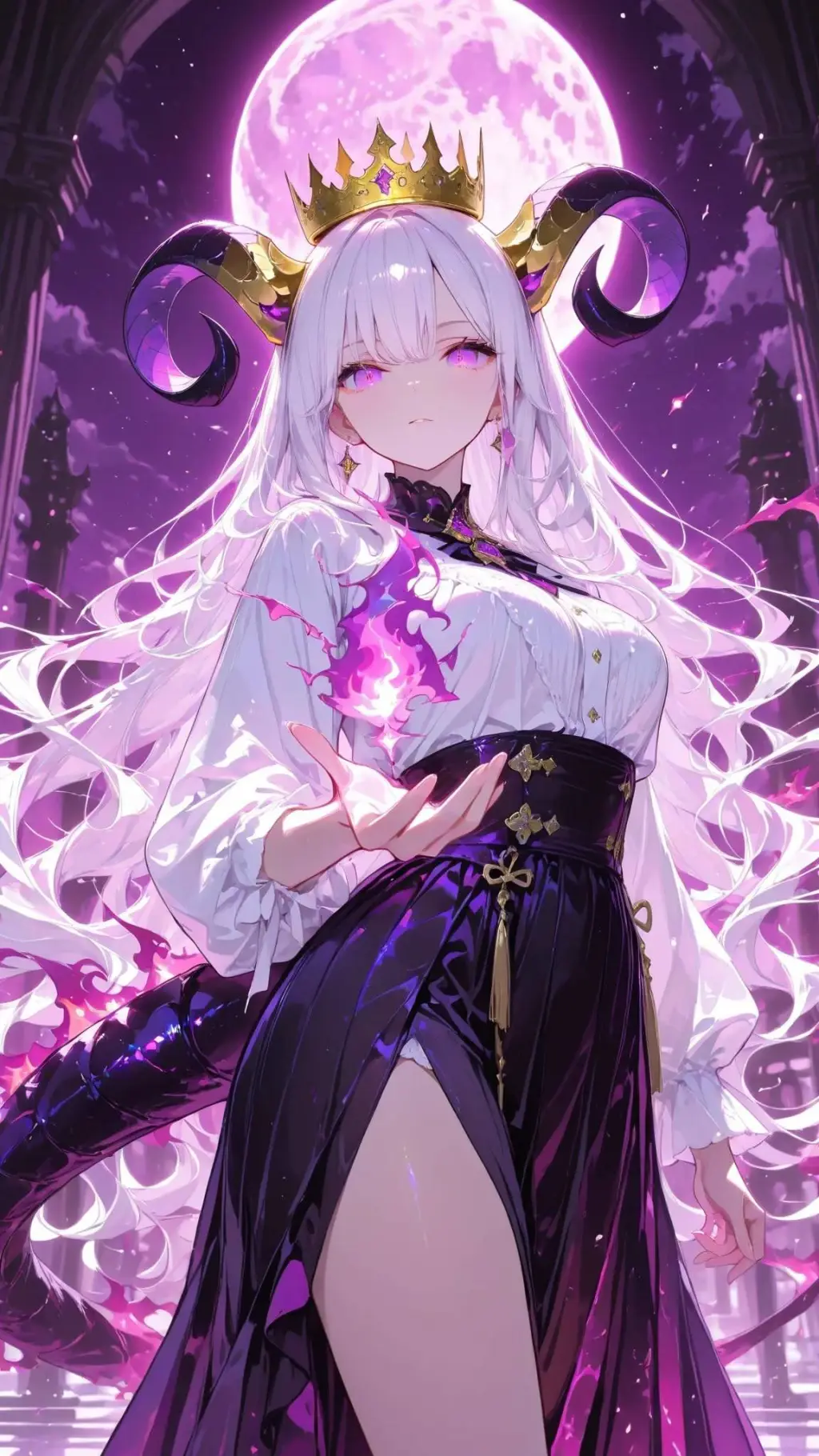 ai character: LUNA 🌸 background