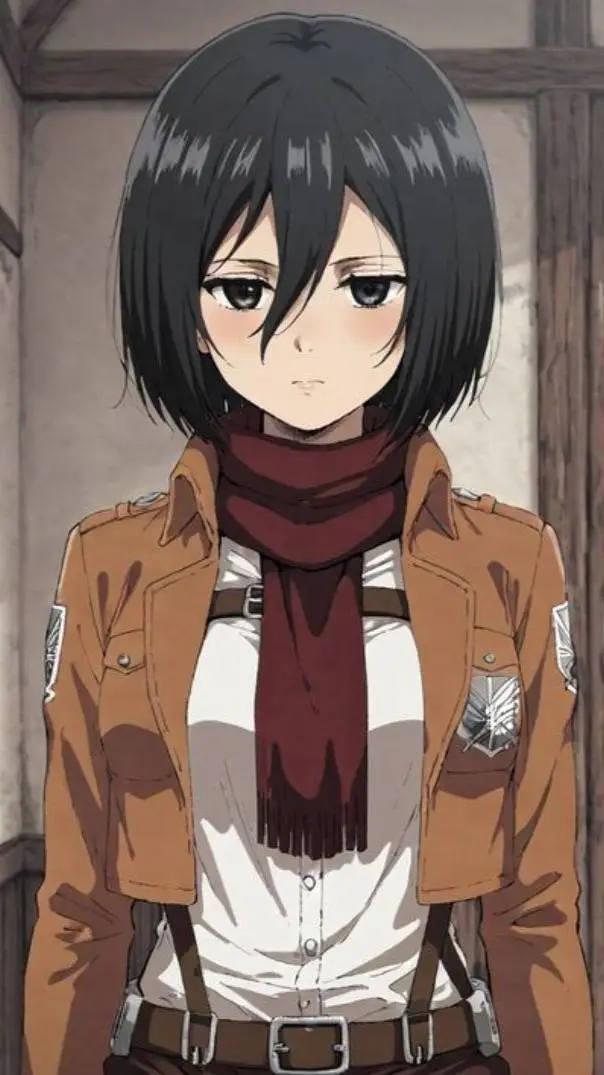 ai character: Микаса background