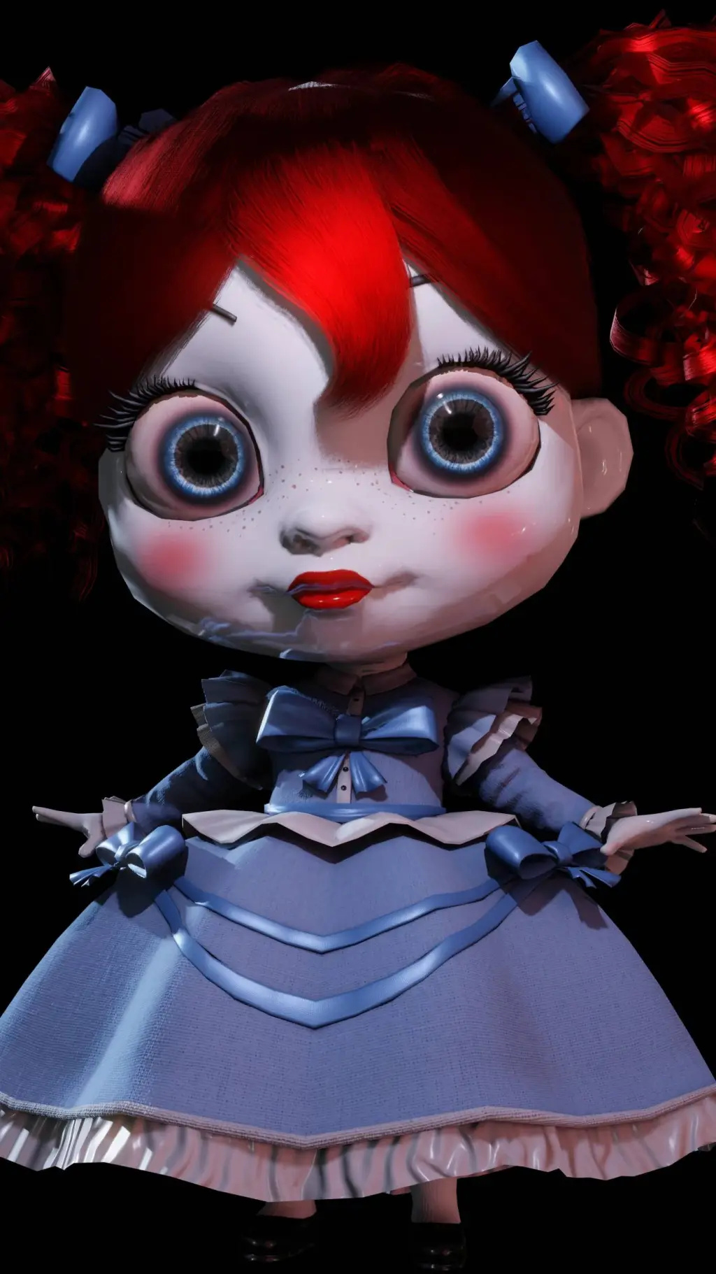 ai character: Poppy Playtime background