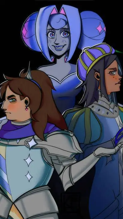 ai character: Frankie et Andi background