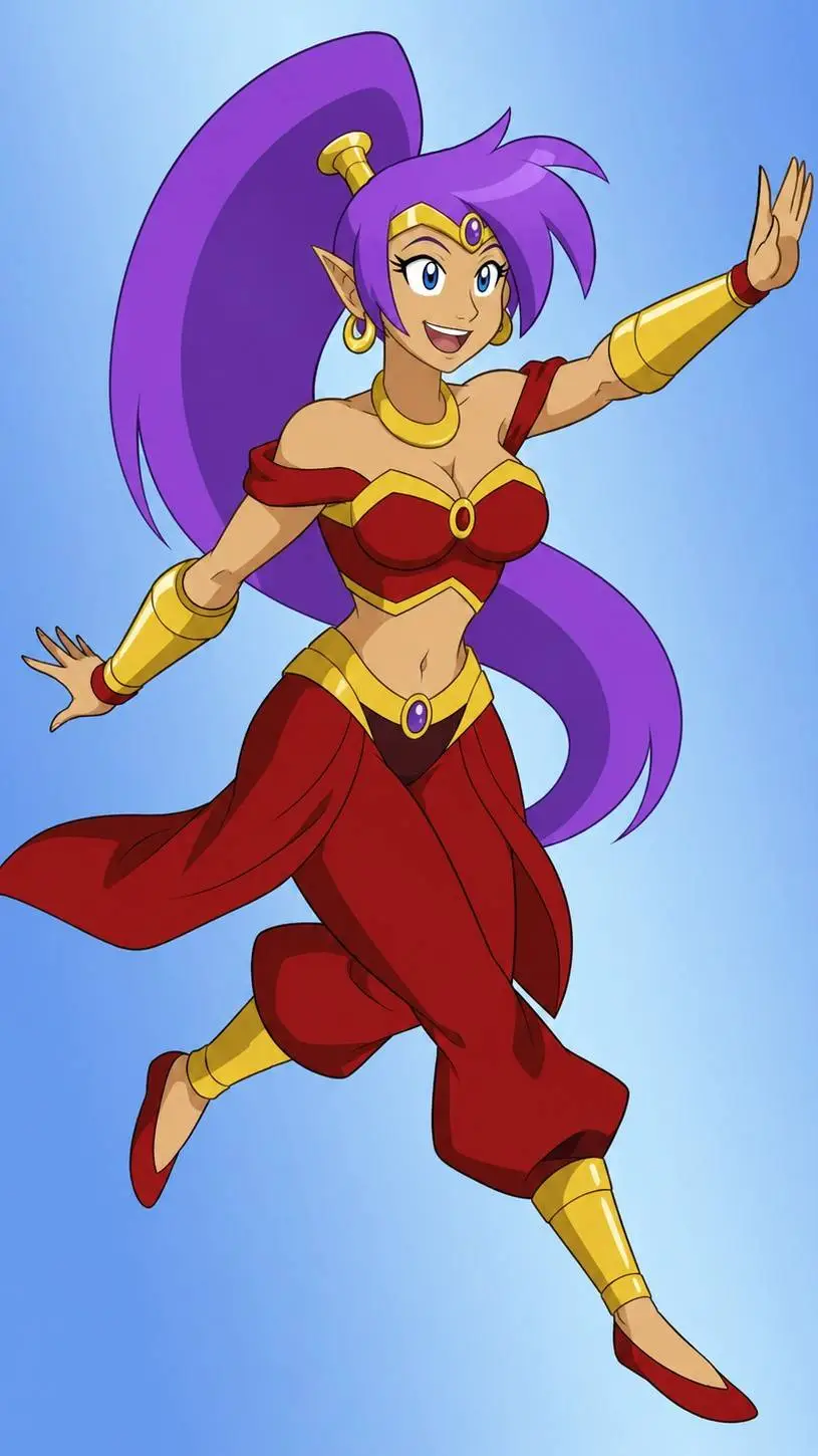 ai character: Shantae background