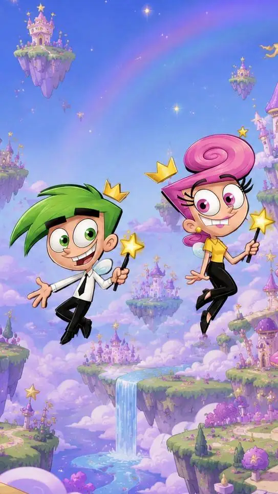 ai character: Cosmo et Wanda background