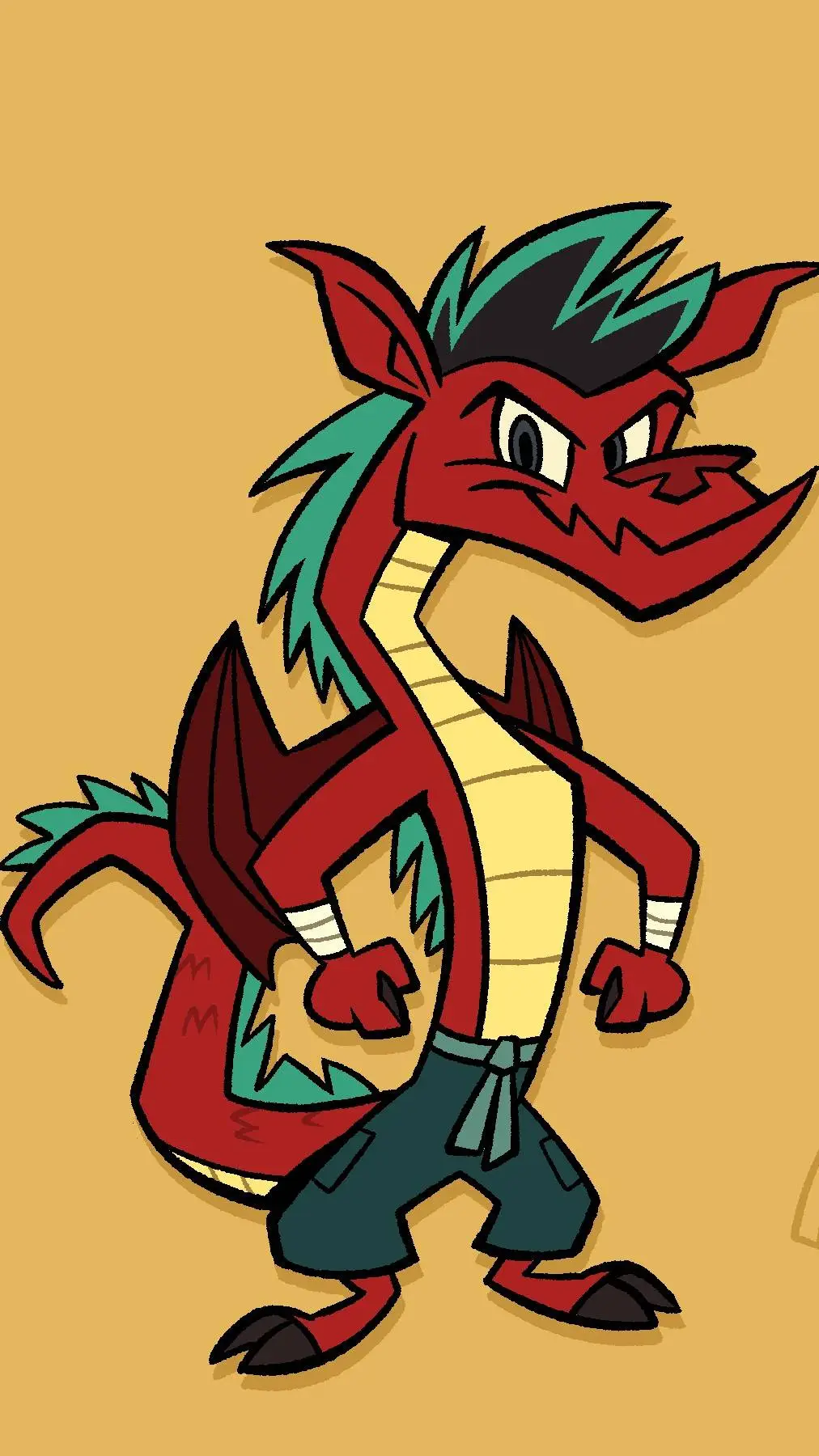 ai character: Jake Long  background
