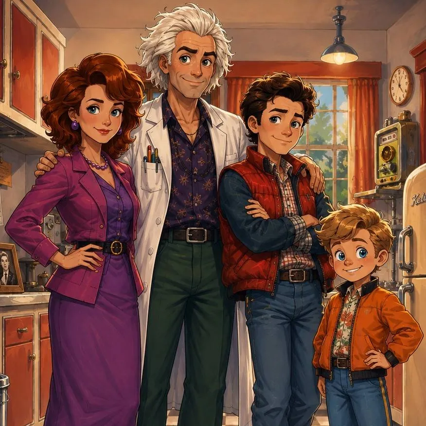 chat with ai character: La famille Brown