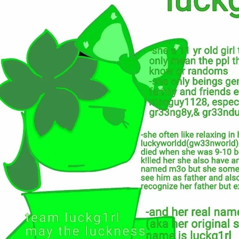 chat with ai character: luckyg1rl >•<