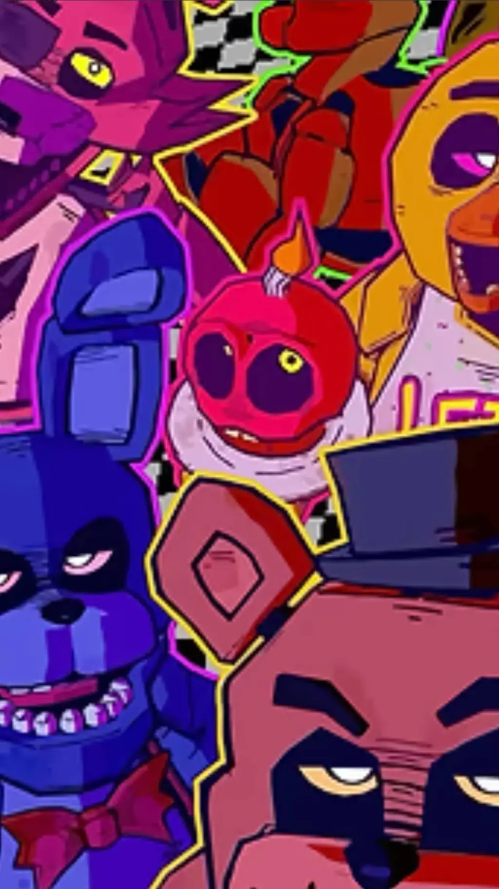 ai character: Fnaf  background