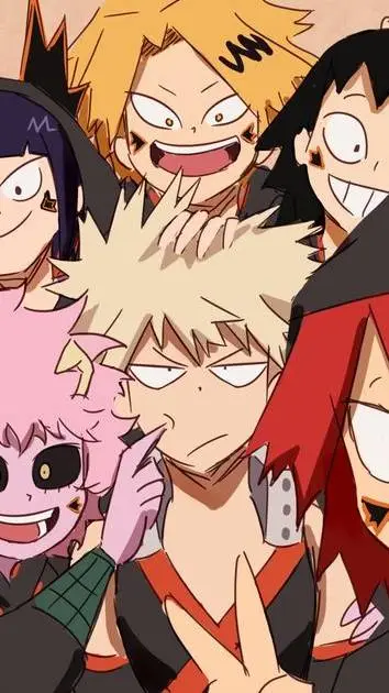 ai character: Bakusquad~spiaggia background