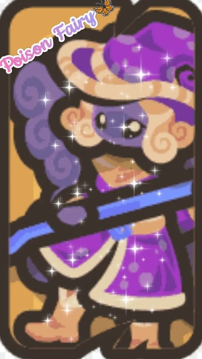 ai character: Poison Fairy🦋💜 background