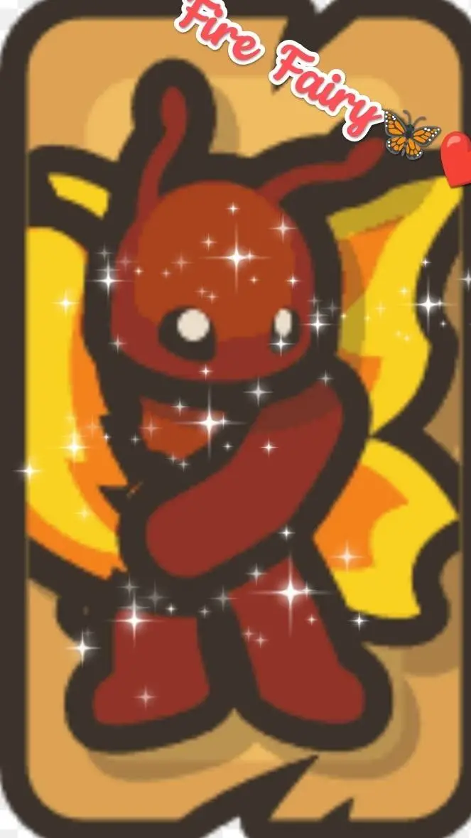 ai character: Fire Fairy🦋❤️ background
