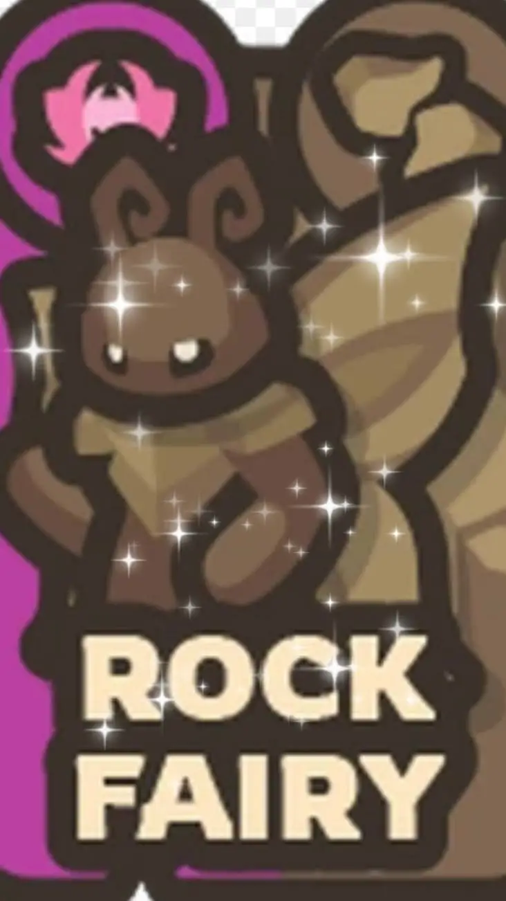 ai character: Rock Fairy🦋🤎 background
