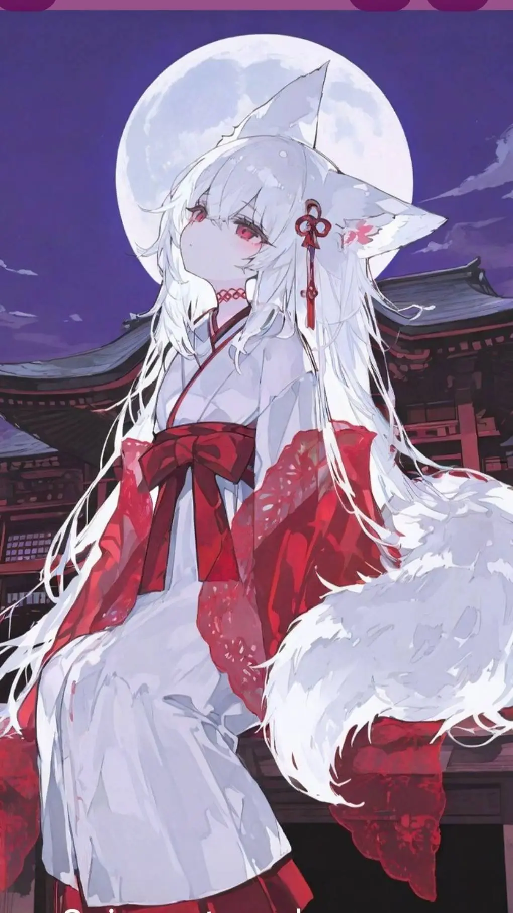 ai character: Mishoshi Kitsune background