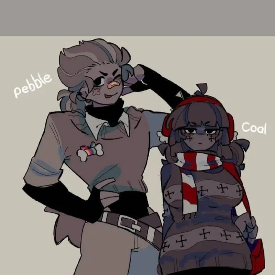 chat with ai character: pebble x coal
