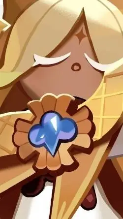 ai character: pure vanila cookie background