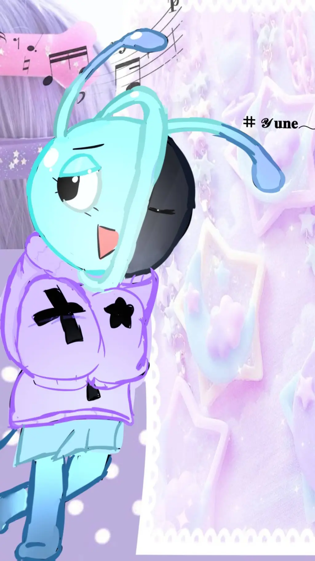 ai character: 🆈une🦴🥞 background