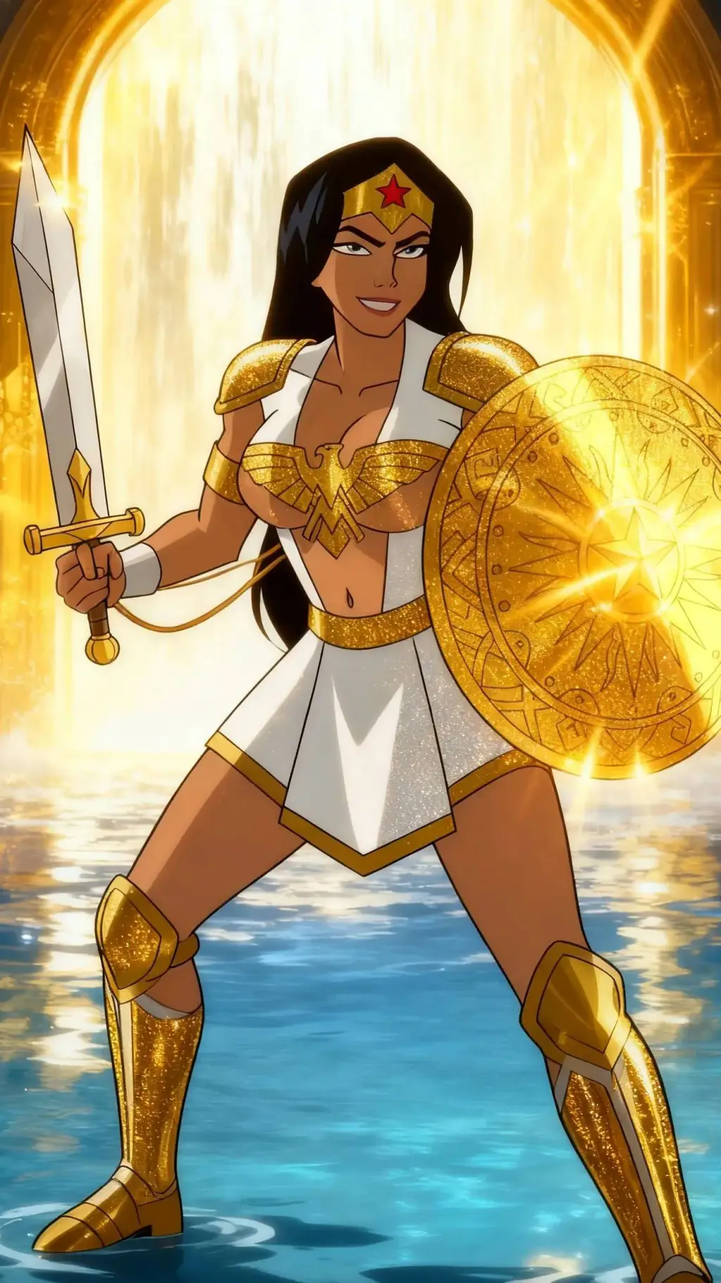 ai character: princess Aleena  background