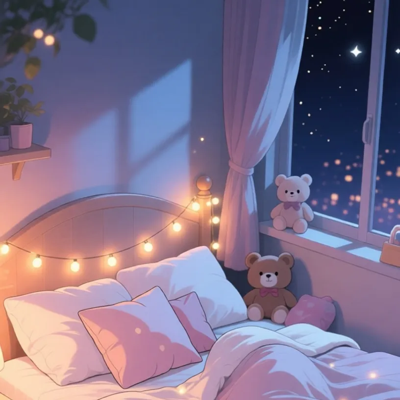 chat with ai character: Sleepover