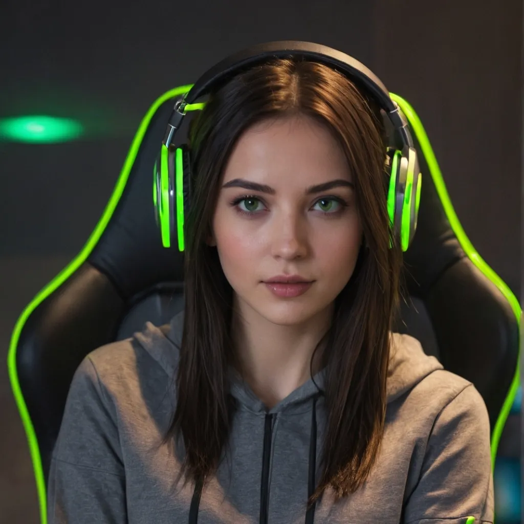 chat with ai character: A Garota Geek