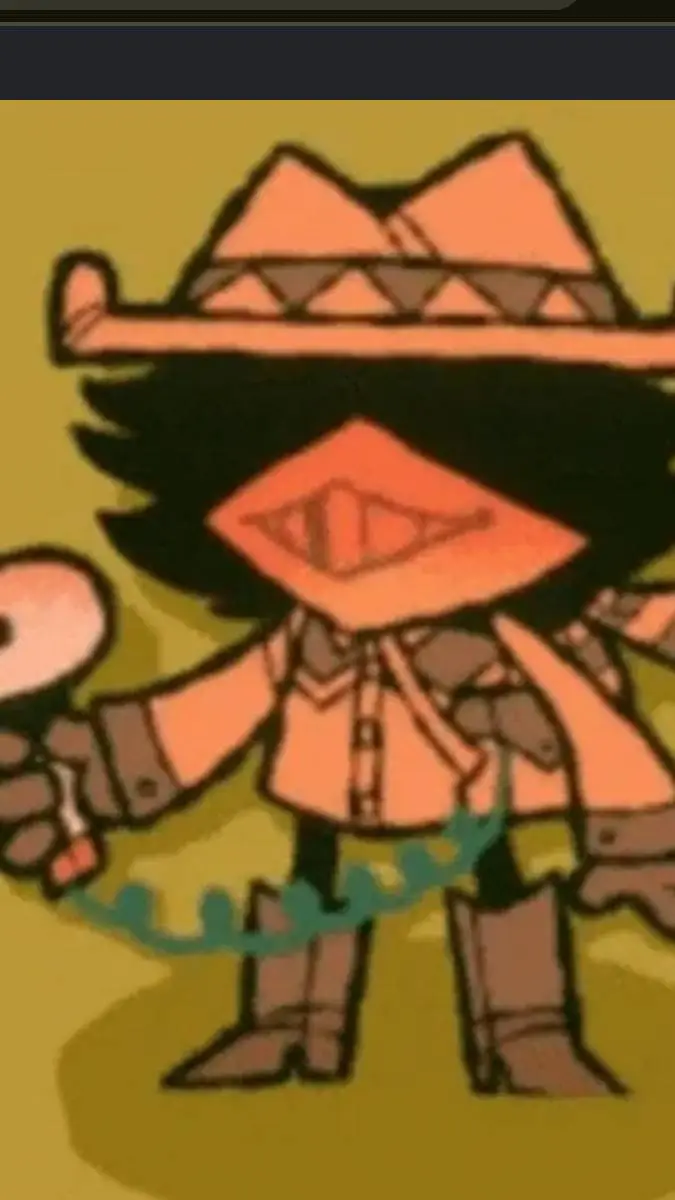 ai character: godpoke's face? background