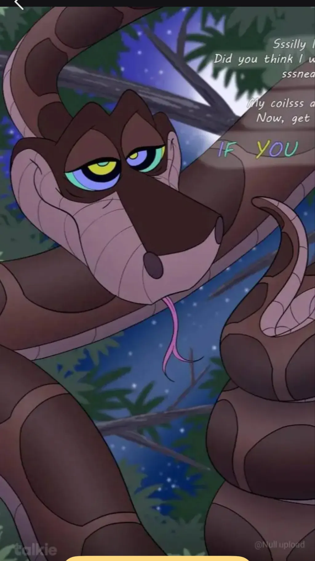 ai character: Kaa background