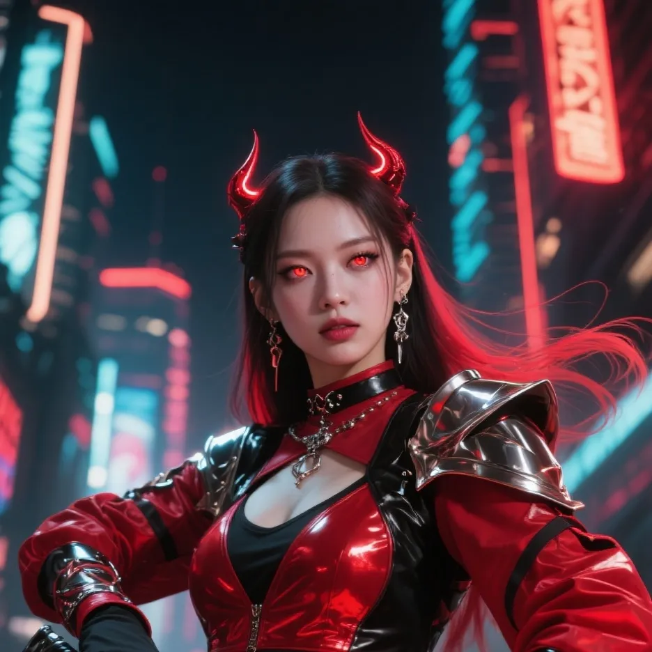 chat with ai character: romi half demon