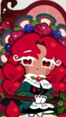 ai character: First Berry Cookie background