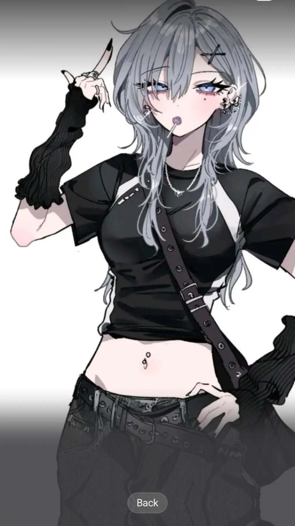 ai character: azure background