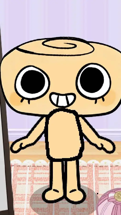 ai character: naked Shelly background