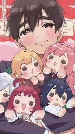 ai character: 100 girlfriends  background