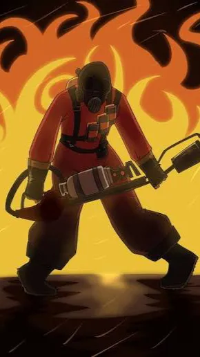 ai character: Pyro (tf2)￼ background