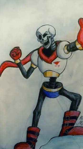 ai character: THE GREAT PAPYRUS background