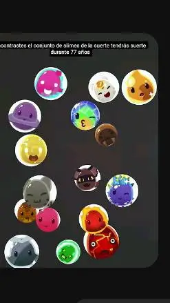 ai character: conjunto de slimes background