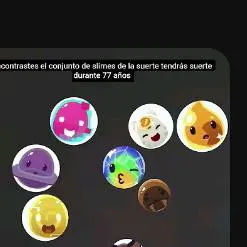 chat with ai character: conjunto de slimes