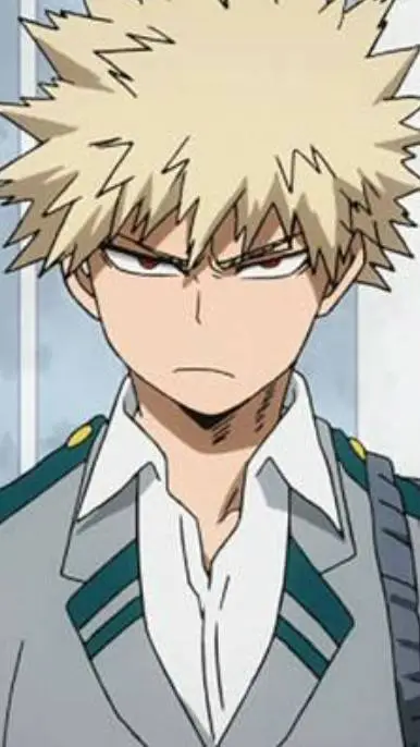 ai character: Katsuki Bakugo  background