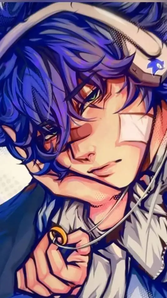 ai character: blue solazar background