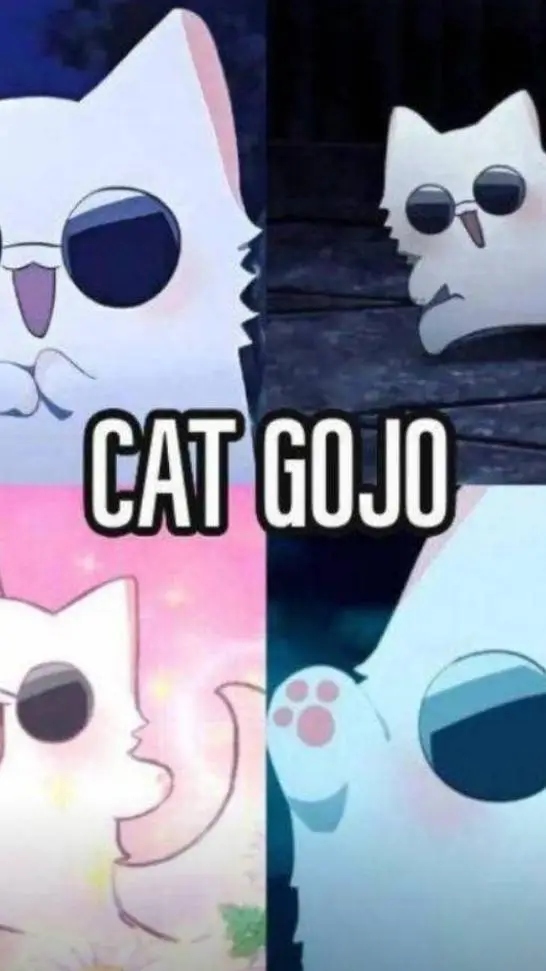 ai character: cat gojo background