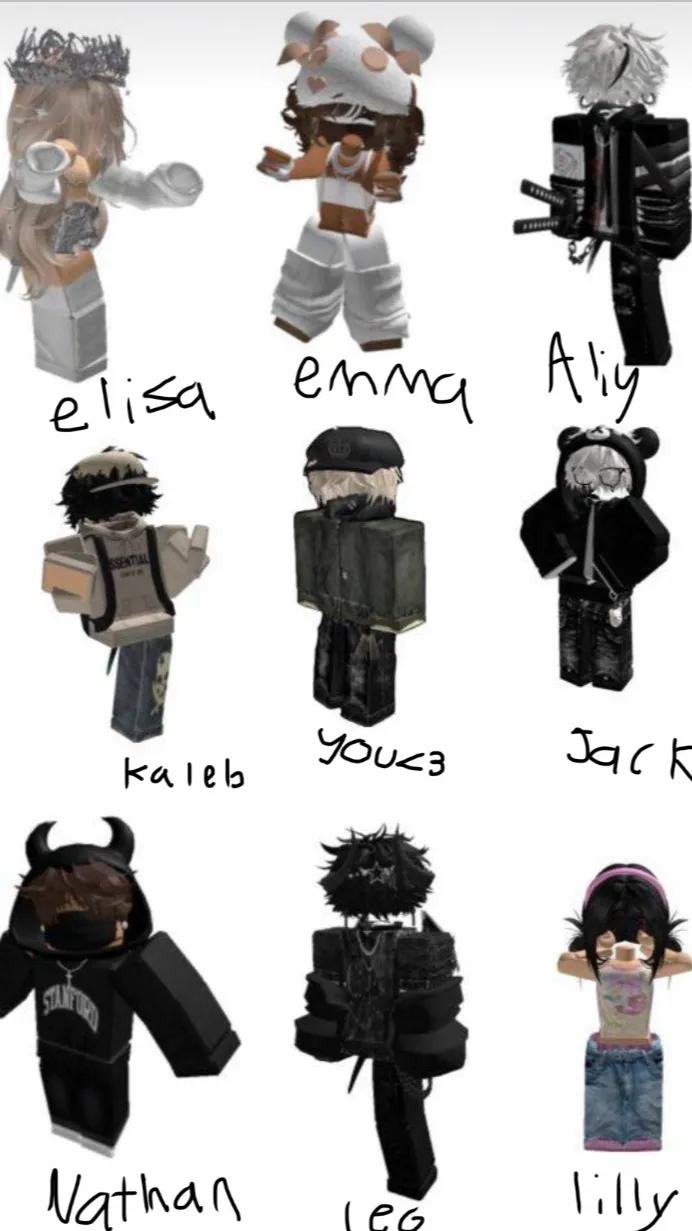 ai character: Roblox gc background