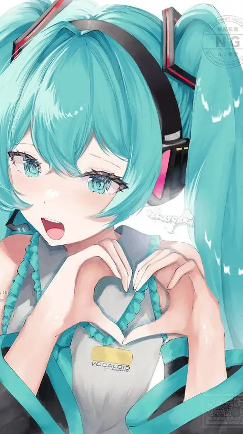 ai character: hatsune miku(miku) background