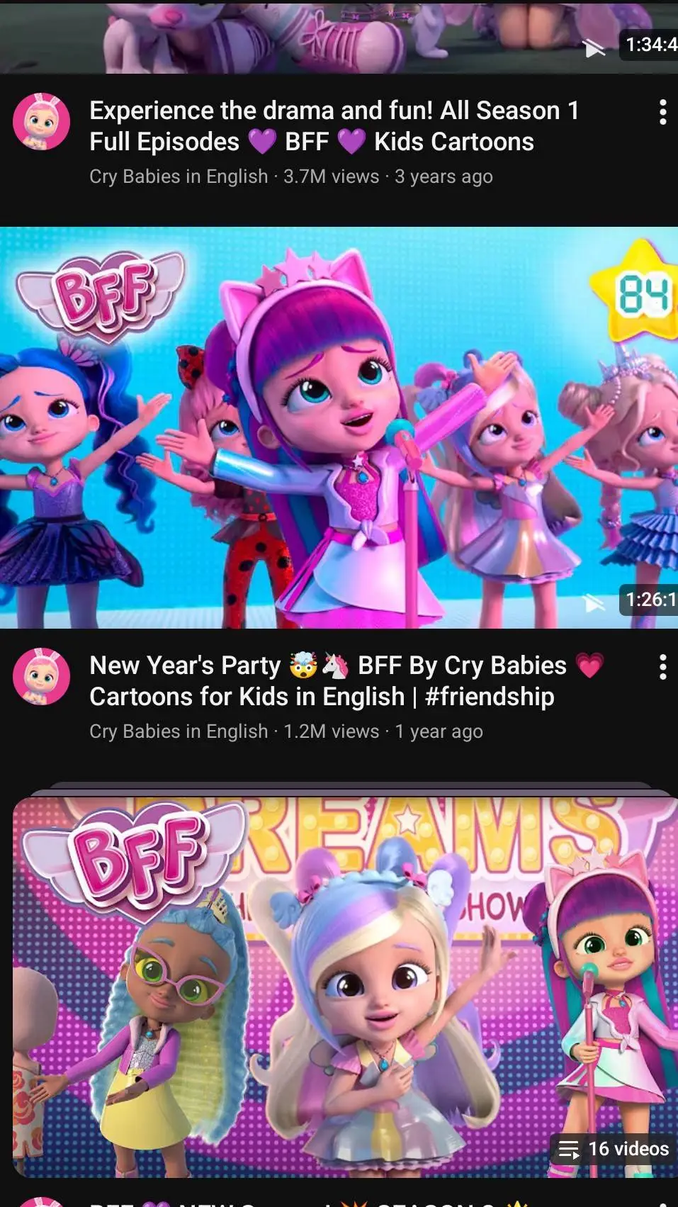 ai character: Crybabies BFF background