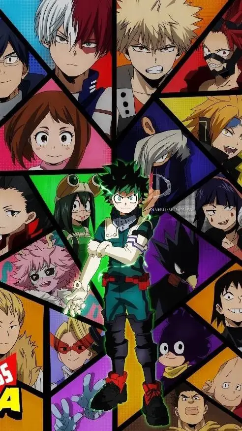 ai character: Mha Sleepover! background