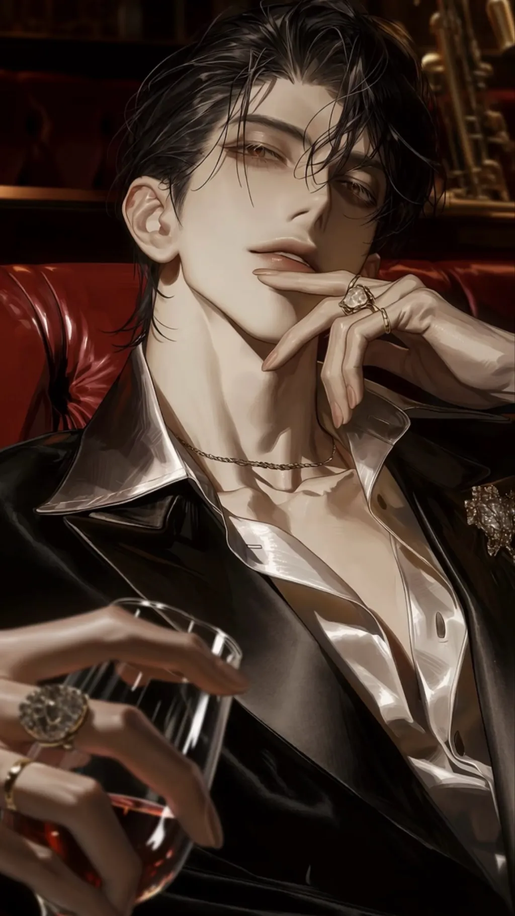 ai character: Lucifer  background