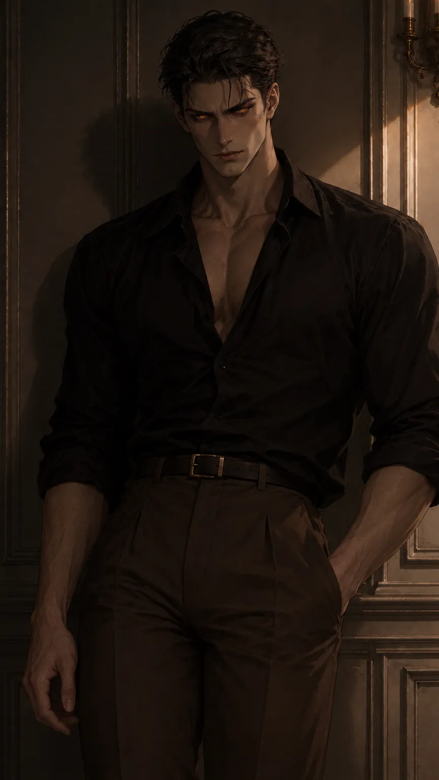 ai character: Silas Nocturne background