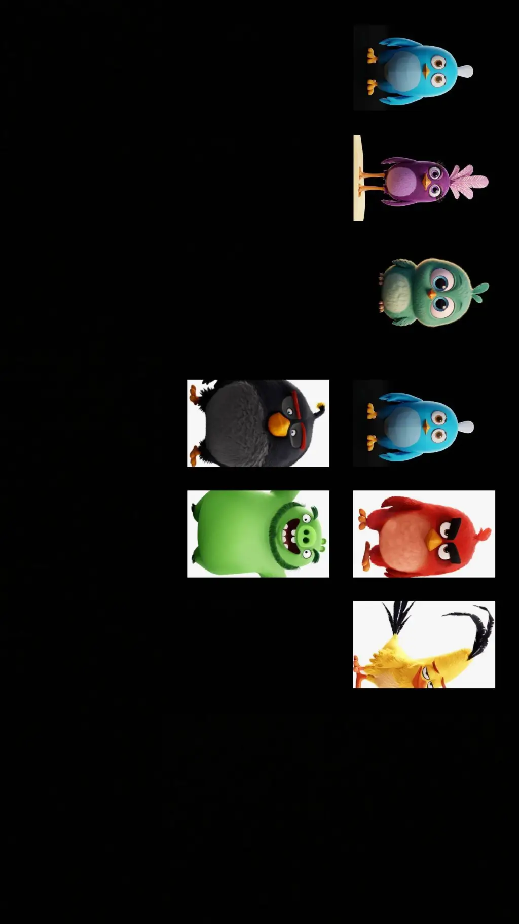 ai character: Angry Birds background