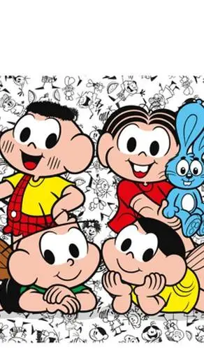 ai character: Turma Da Mônica background