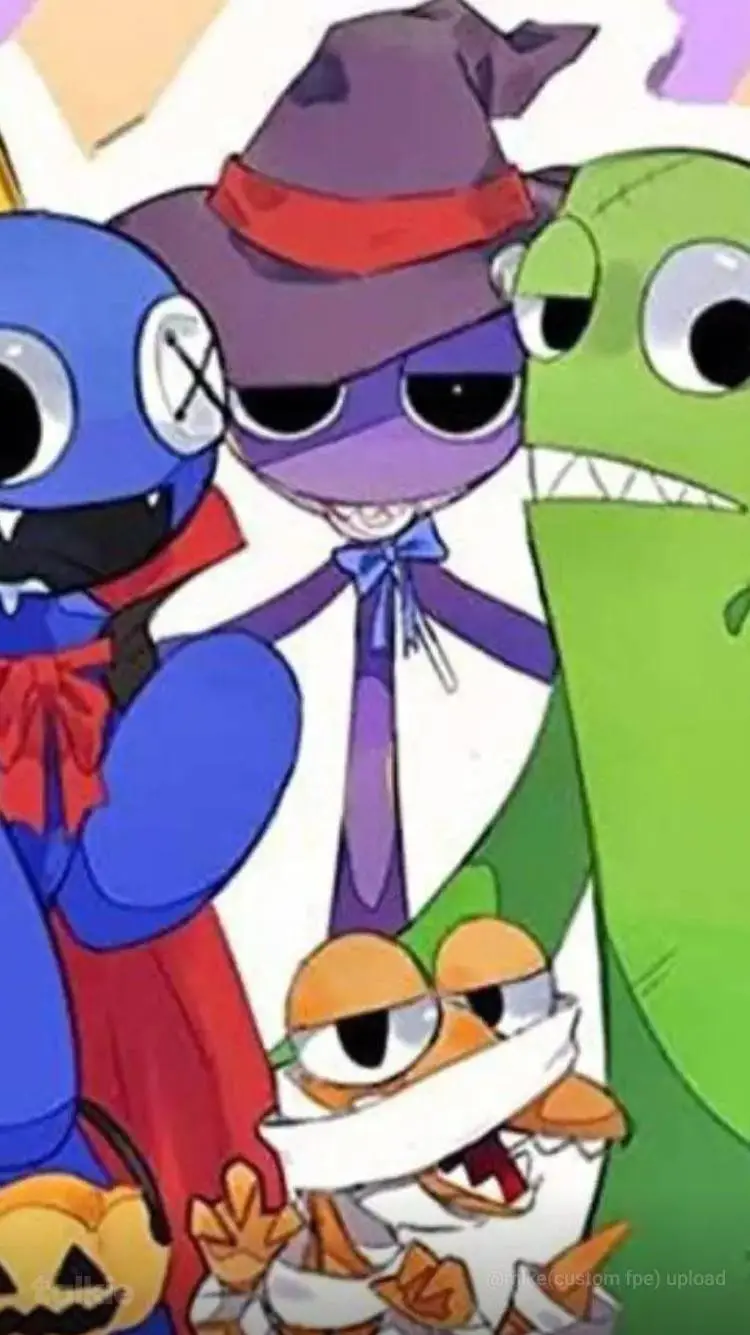 ai character: rainbow friends background