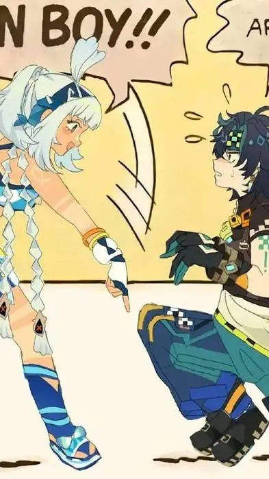 ai character: mualani x kinich background