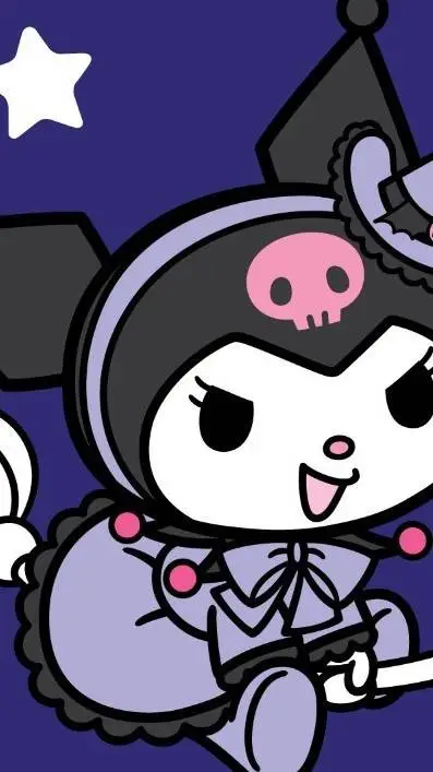 ai character: Kuromi  background