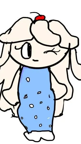 ai character: Creamy background