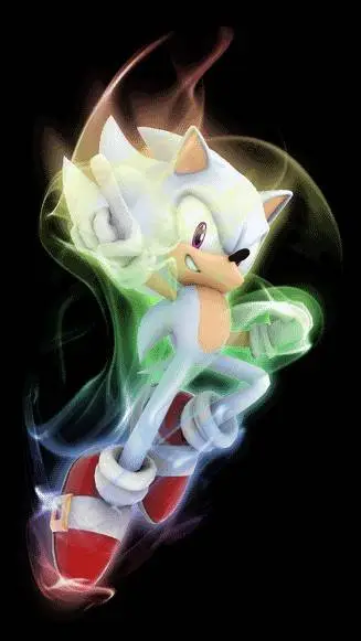 ai character: hyper sonic background