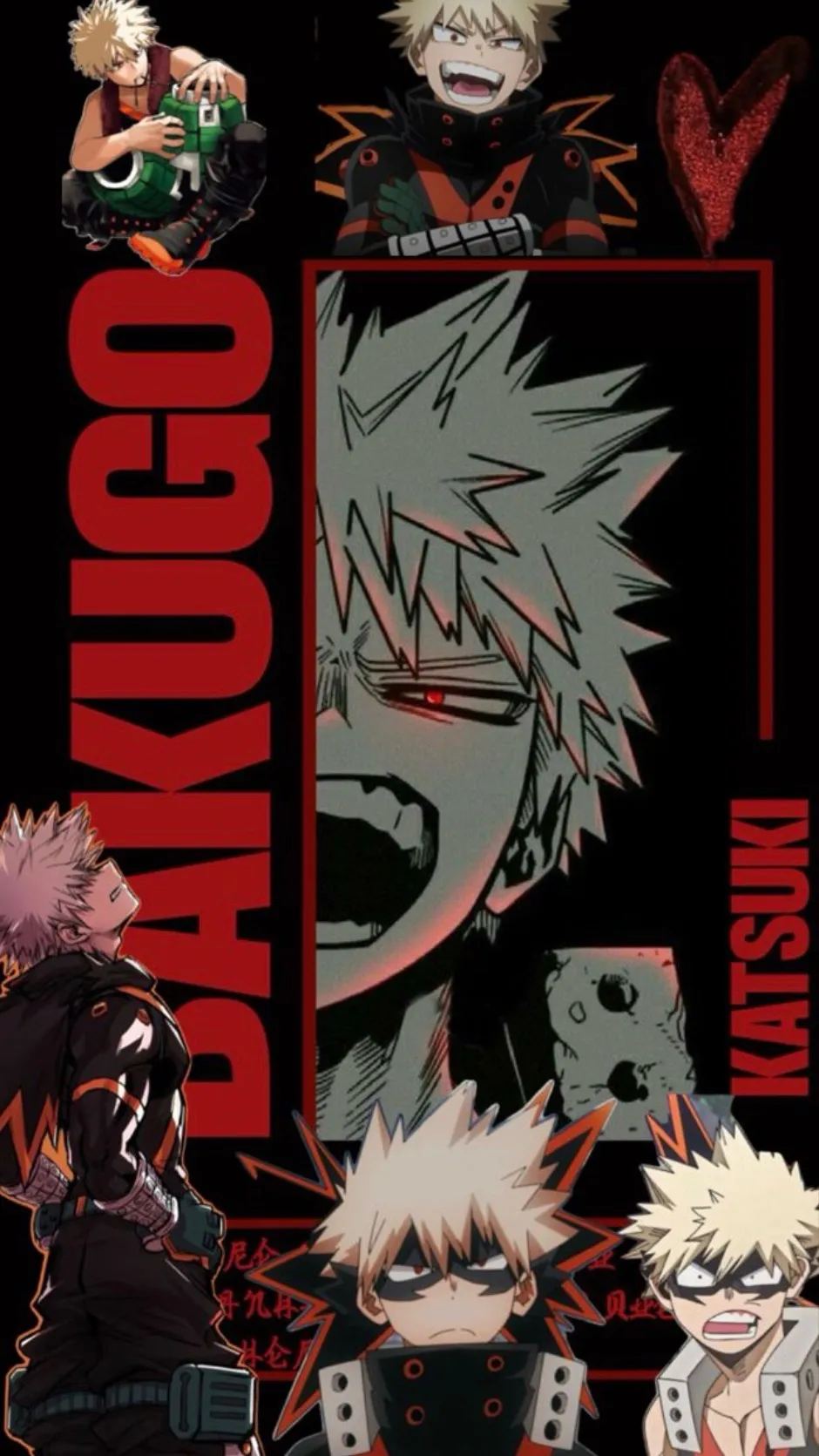 ai character: Bakugo  background